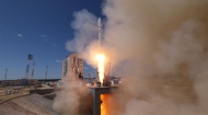 Запуск ракеты с космодрома Восточный (Видео)