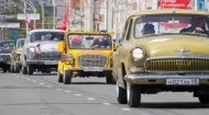 Сегодня автопробегом по Симферополю проедут ретро-автомибили и машины ГИБДД